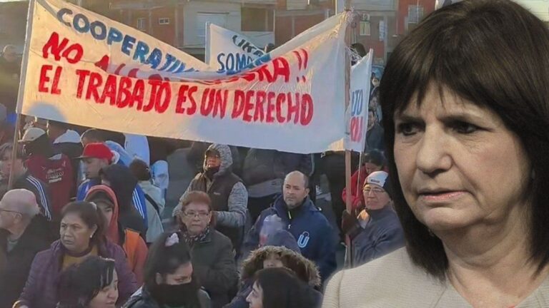 “Si no pueden resolver…”: cruce entre Patricia Bullrich y Provincia por el corte en Puente La Noria