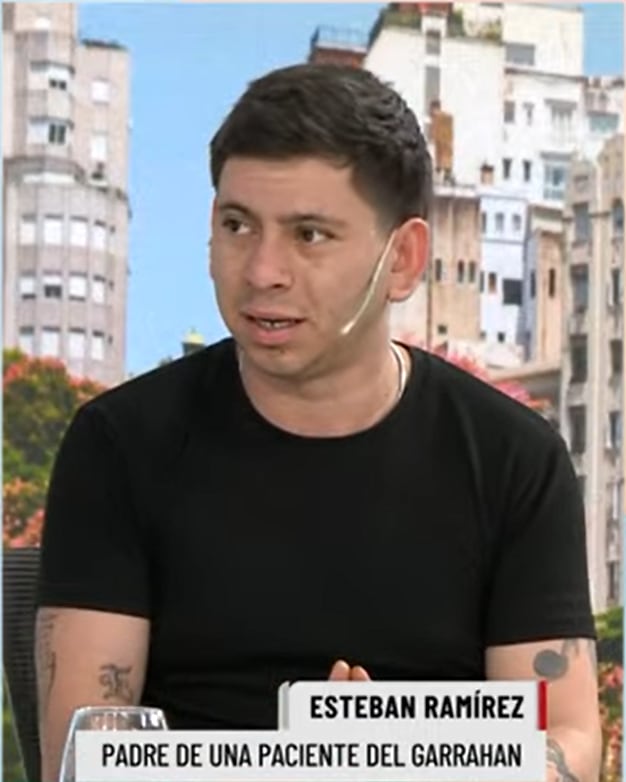 Video: la desesperación de un papá que tiene internada a su hija en el Garrahan hace un año