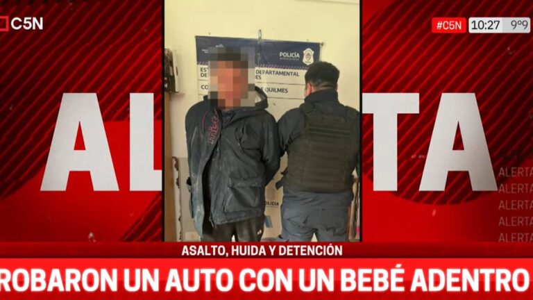 Quilmes: un hombre robó un auto con un bebé de 2 meses en el asiento trasero