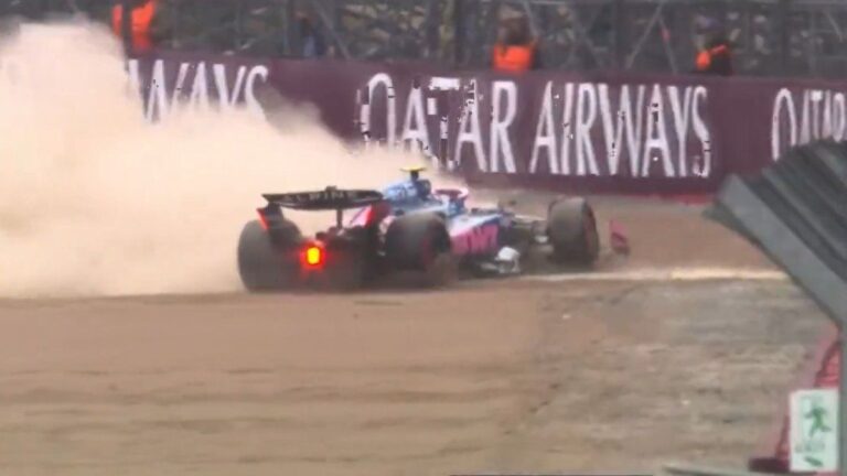 Así fue el choque de Franco Colapinto en el GP de Gran Bretaña que lo llevó a abandonar la pista