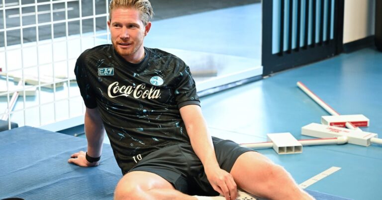 La sorpresa de De Bruyne en Napoli cuando le dieron la 10 de Maradona: “Es sólo para entrenar…”