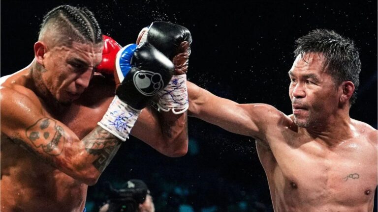 Manny Pacquiao brilló a los 46 años pero no le alcanzó y Mario Barrios retuvo el título