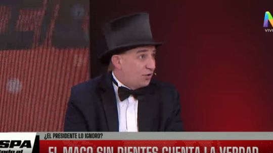 Exclusivo de ‘ISPA’: El Mago sin Dientes reveló que se acercó a la Casa Rosada para llevarle la “información” que recibe de la calle a Javie