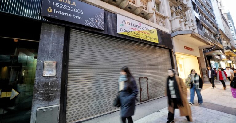 Locales comerciales en la Ciudad: uno de cada diez estuvo vacío en el segundo cuatrimestre de 2025