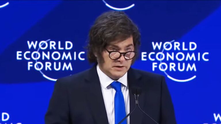 Javier Milei, en Davos: “Maquiavelo ha muerto”