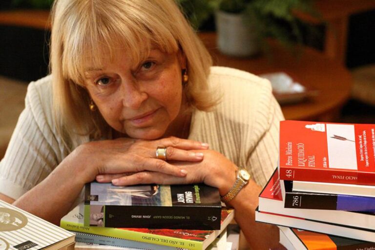 Retrato de Beatriz de Moura, fundadora de Tusquets Editores.