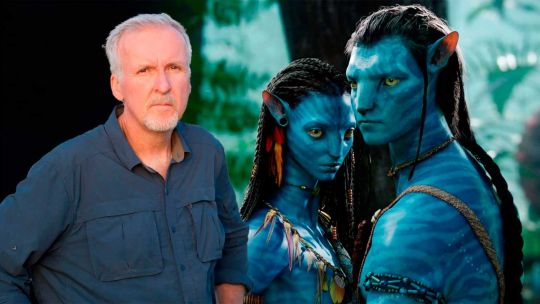 James Cameron, director de cine, durante una presentación.