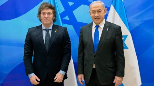El presidente Javier Milei durante un acto protocolar.