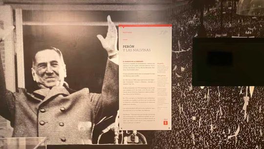 Fachada del Museo Malvinas ubicado en el predio de la ex ESMA.