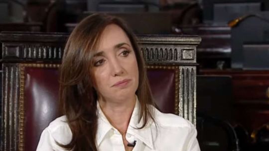Victoria Villarruel en el Senado de la Nación Argentina.