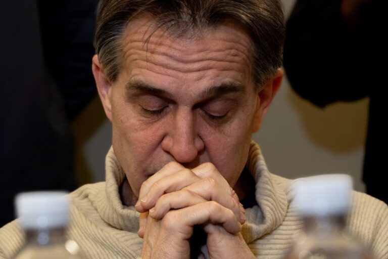 Aníbal Lotocki durante una audiencia judicial
