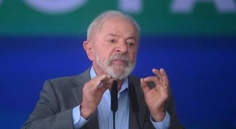 Luiz Inácio Lula da Silva, presidente de Brasil, durante una entrevista radial
